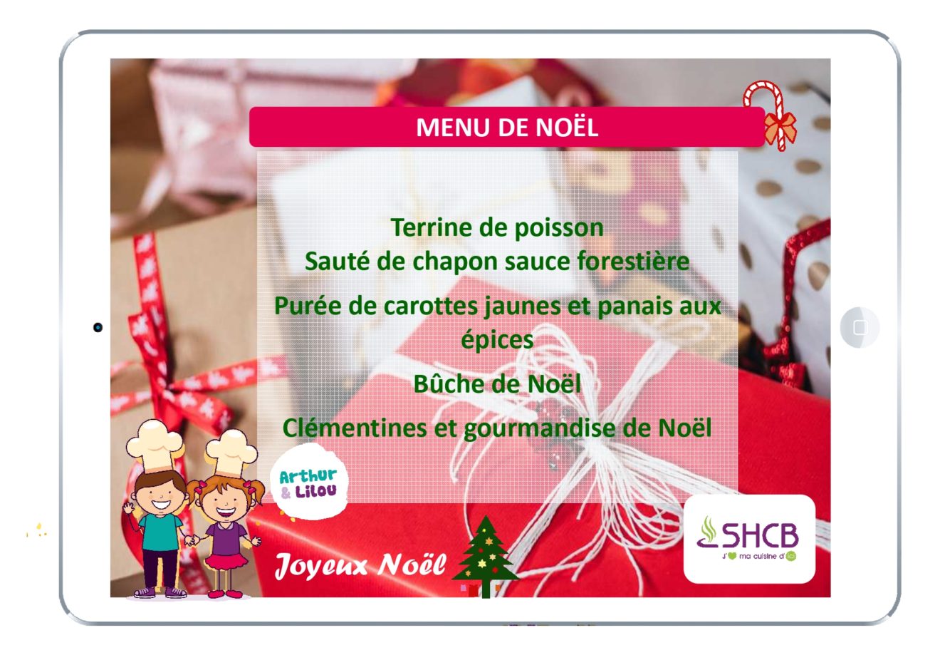 Affiches Menu Noël crèches 5 C - 20 décembre 2019_page-0001 - Mairie de